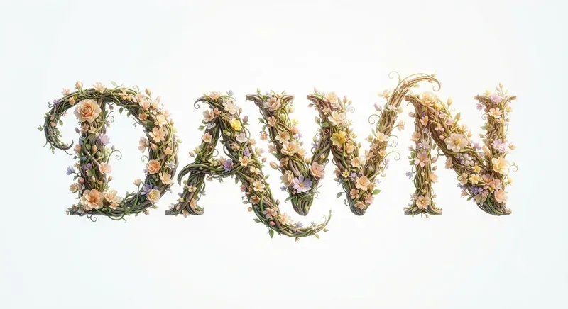 Seasonal Decorative Typography