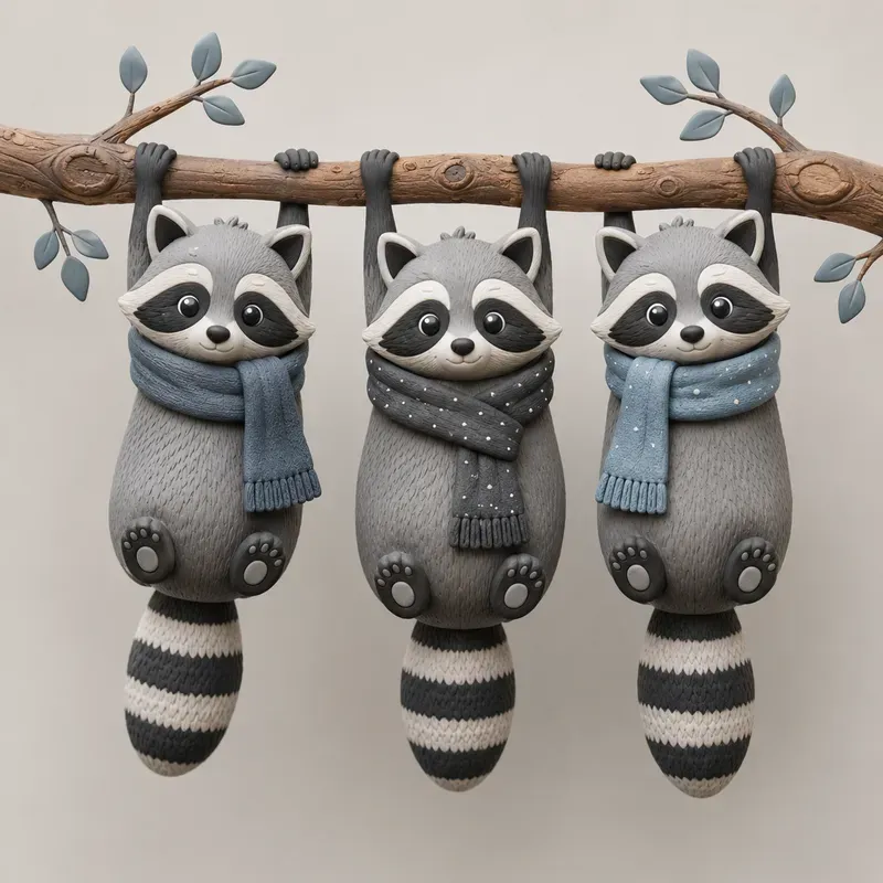 Cute Clay Hanging Animals