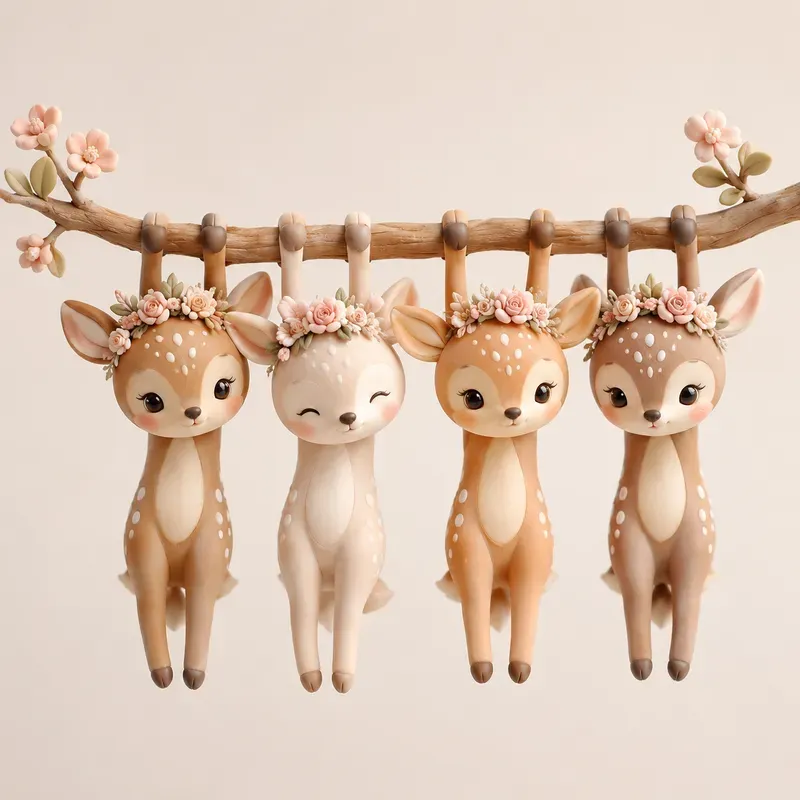 Cute Clay Hanging Animals