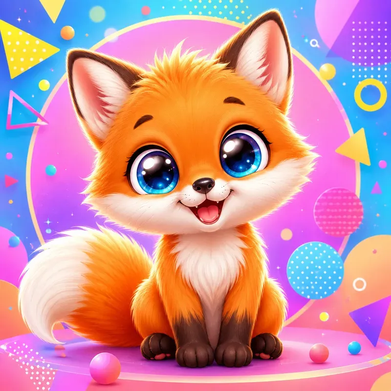 Cute Pop Art Animals