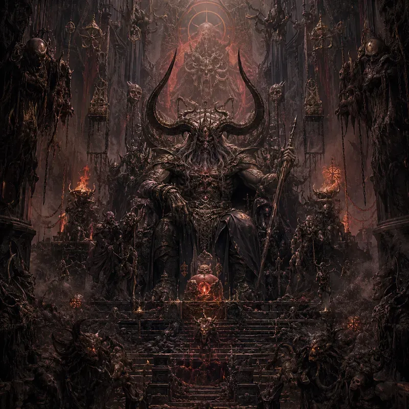 Dark Fantasy Monster Realms Art