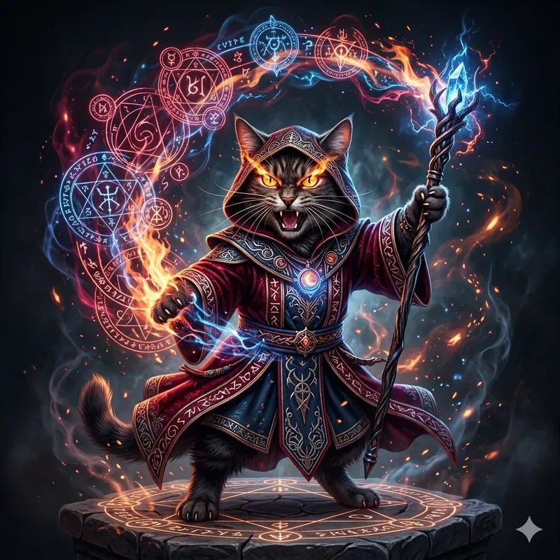 Iconic Spellcasting Sorcerer Portraits