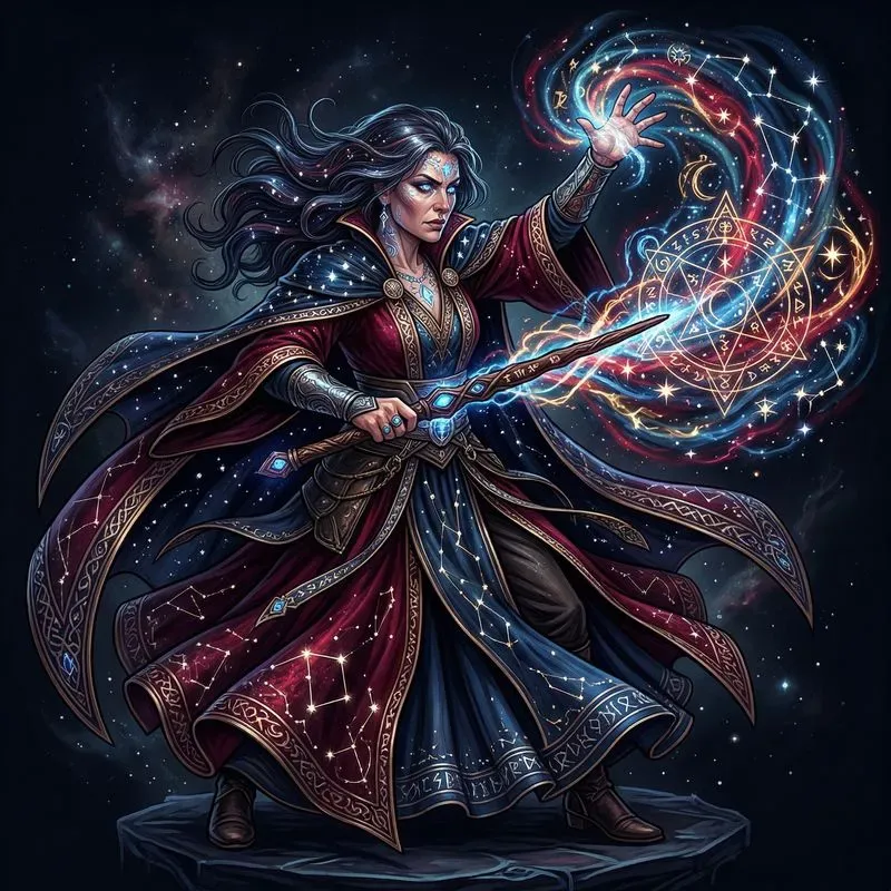 Iconic Spellcasting Sorcerer Portraits
