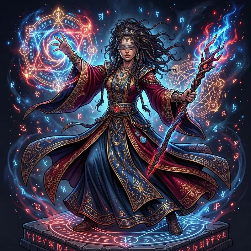 Iconic Spellcasting Sorcerer Portraits