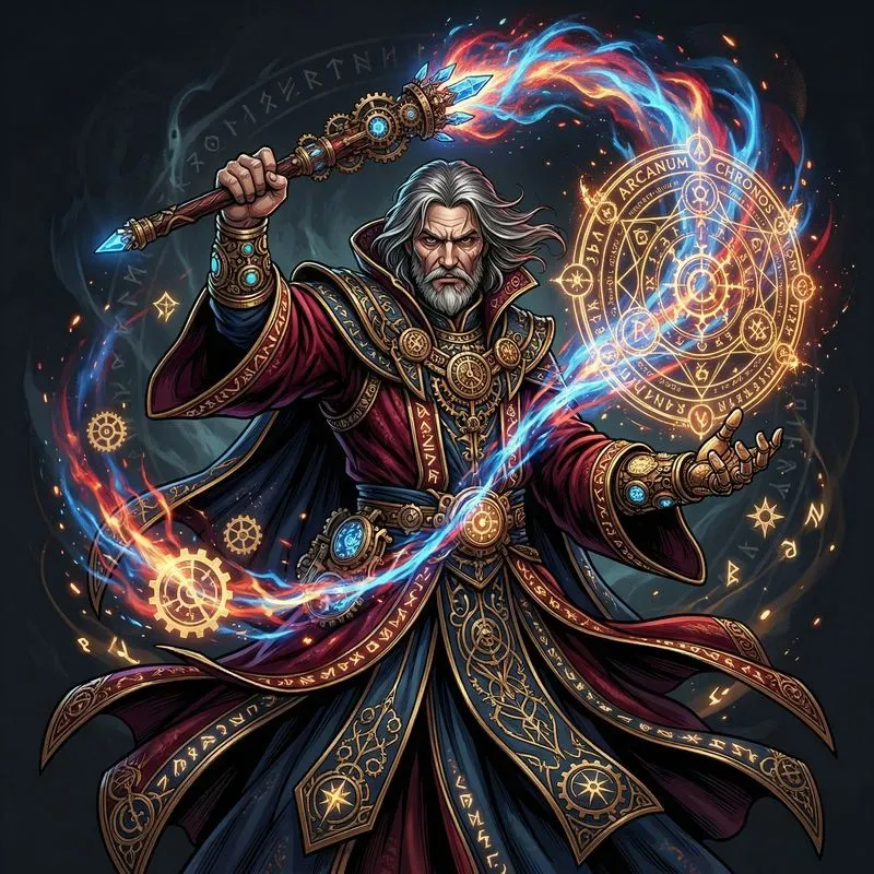 Iconic Spellcasting Sorcerer Portraits