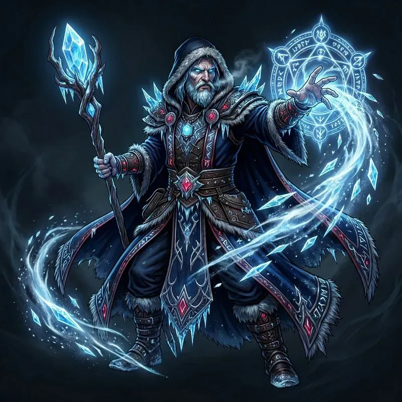 Iconic Spellcasting Sorcerer Portraits