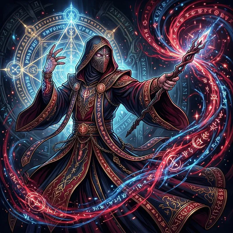 Iconic Spellcasting Sorcerer Portraits
