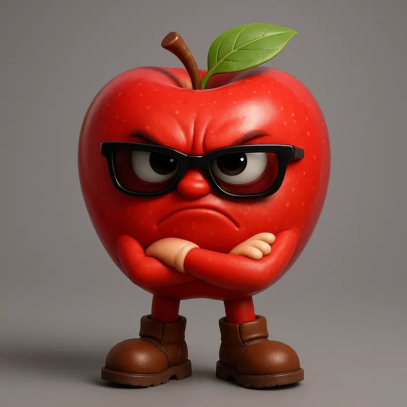 3D Fruit Mascot Pixar Style Characters