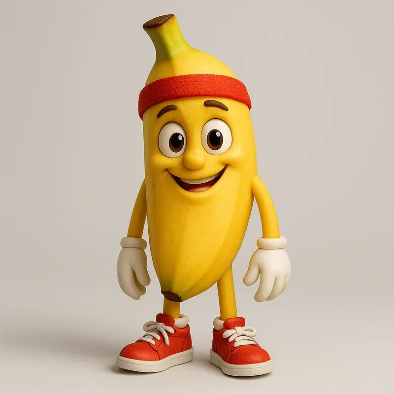 3D Fruit Mascot Pixar Style Characters