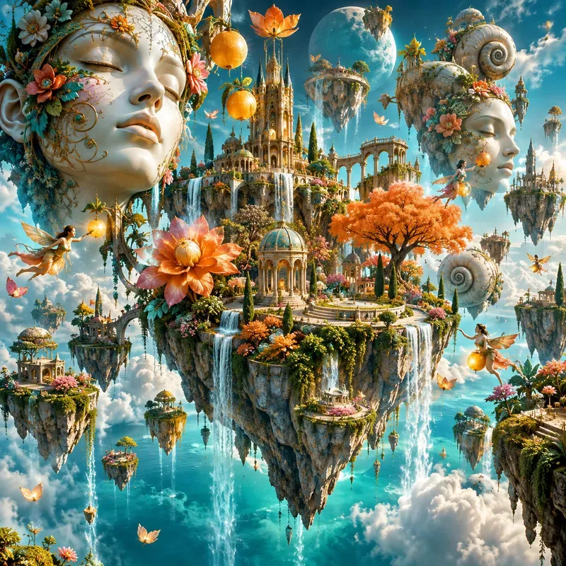 Surreal Cosmic Dreamscapes