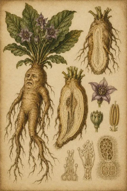 Vintage Botanical Anatomy Illustrations