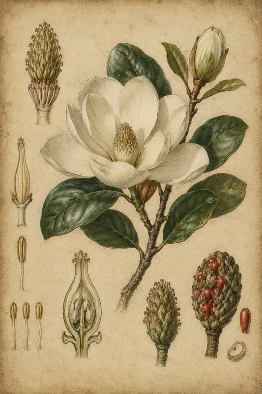 Vintage Botanical Anatomy Illustrations