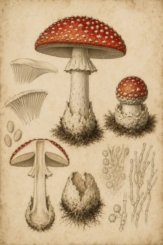 Vintage Botanical Anatomy Illustrations