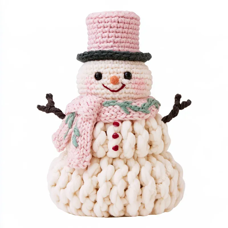 Chunky Yarn Christmas Crochet Cliparts