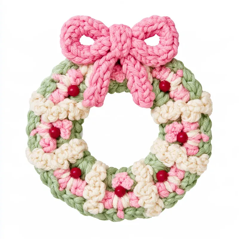 Chunky Yarn Christmas Crochet Cliparts