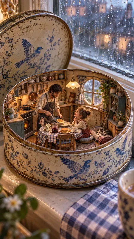Little Folk Inside Vintage Tins