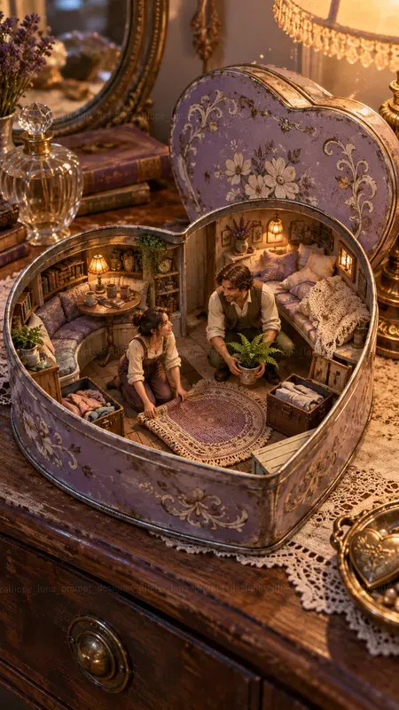 Little Folk Inside Vintage Tins