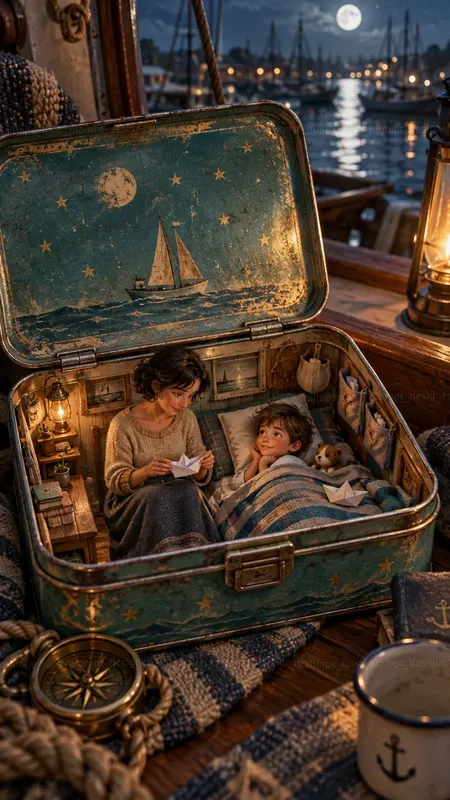 Little Folk Inside Vintage Tins