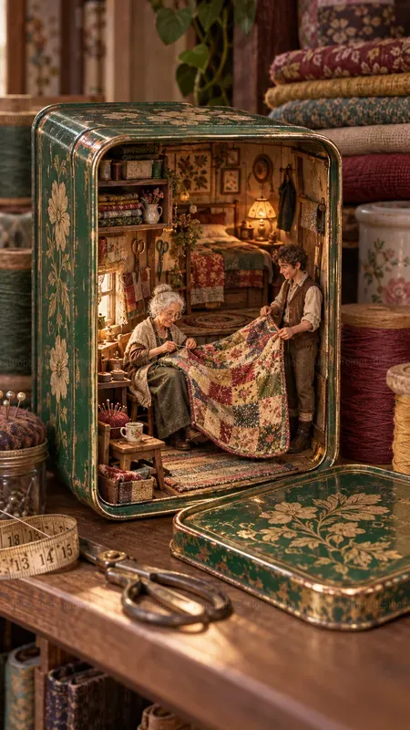 Little Folk Inside Vintage Tins