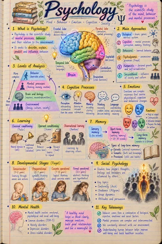 Neon Handwritten Science Notes