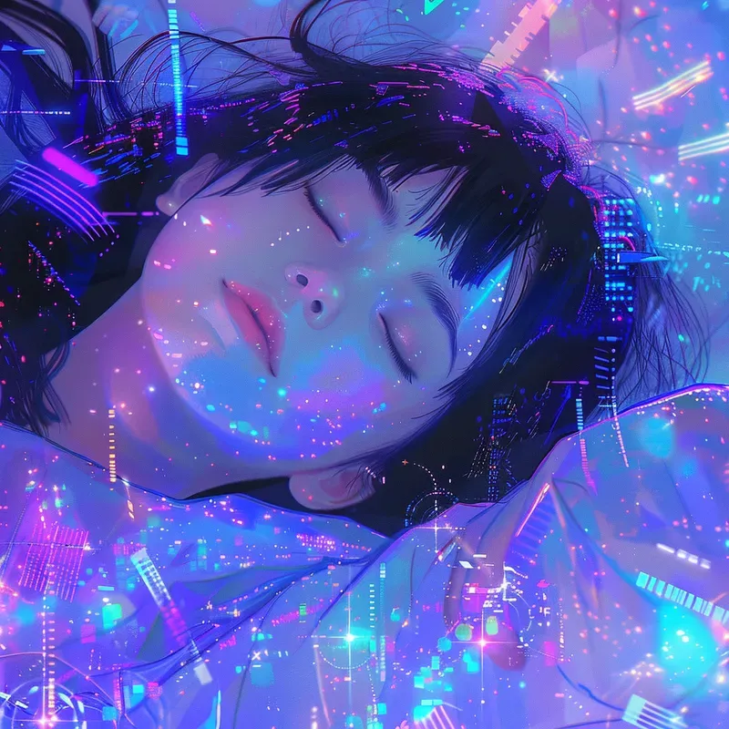 Vaporwave Anime Portraits