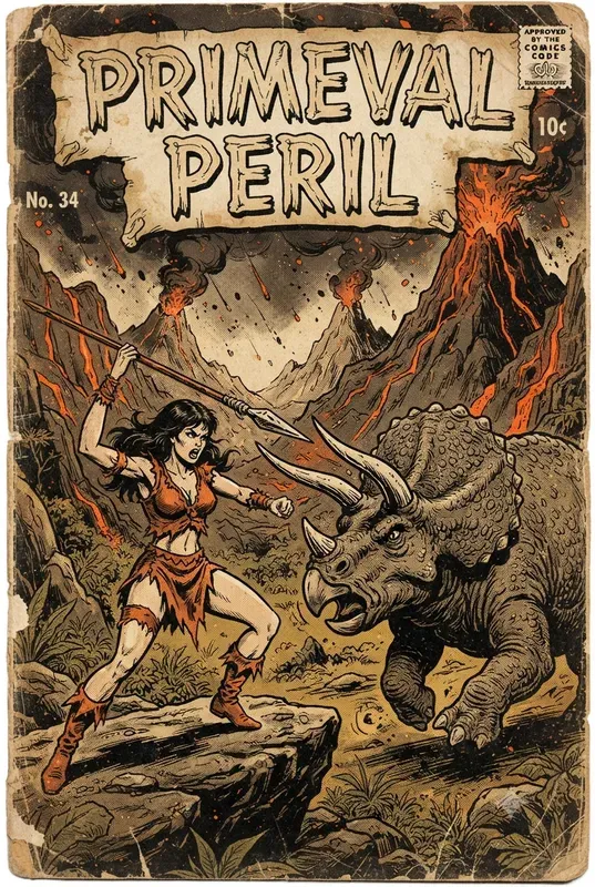 Vintage Comic Book Covers