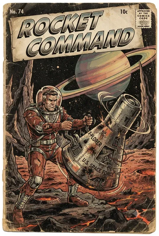 Vintage Comic Book Covers