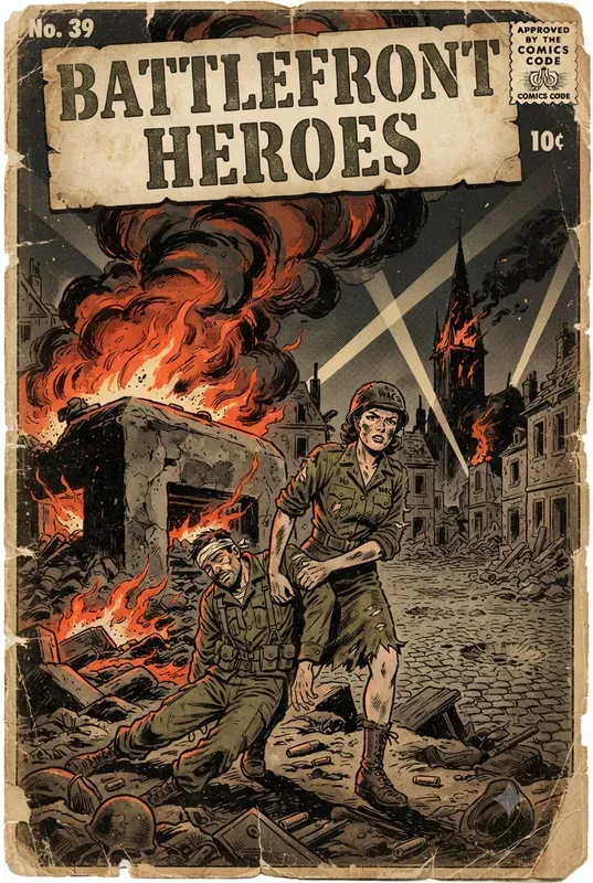 Vintage Comic Book Covers