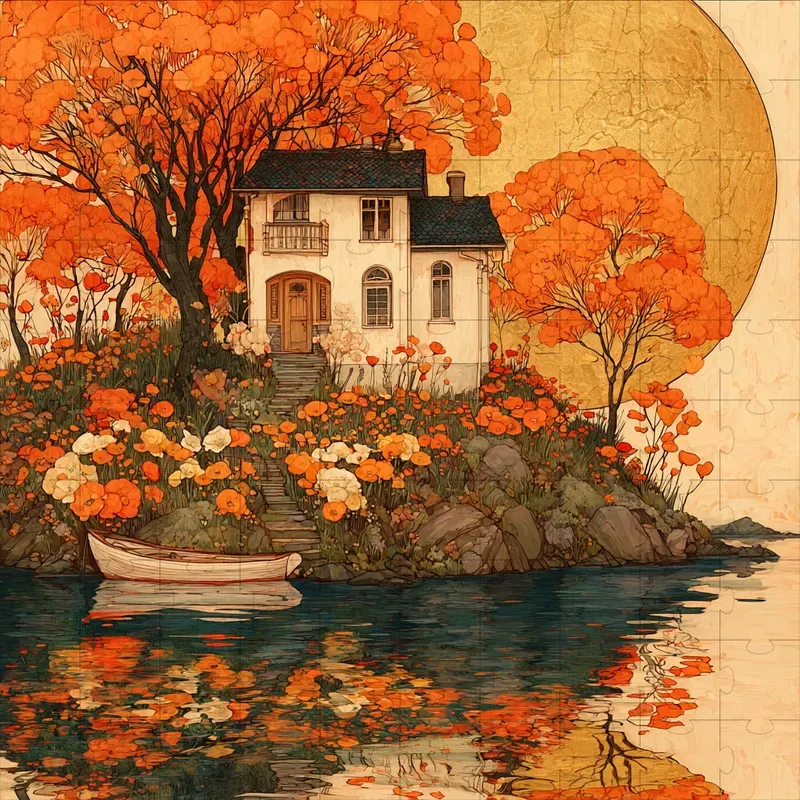 Art Nouveau Mucha Floral Gilded Prints