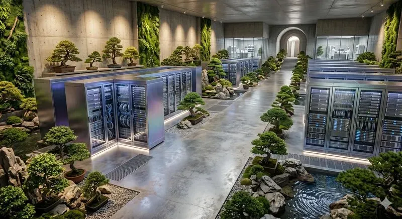 Biophilic Ecodata Center Interiors