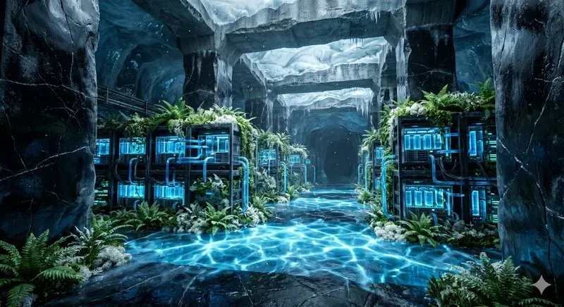 Biophilic Ecodata Center Interiors