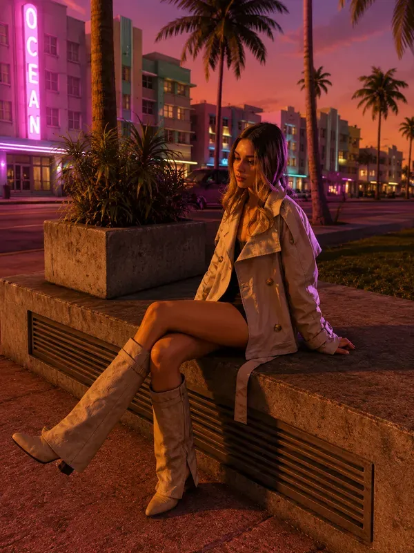 Gta Vice City 80s Neon Retro Synthwave