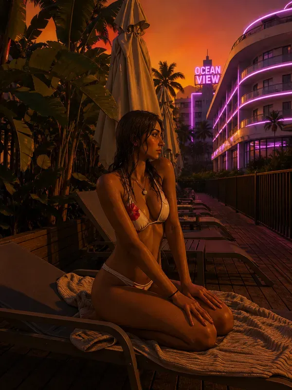 Gta Vice City 80s Neon Retro Synthwave
