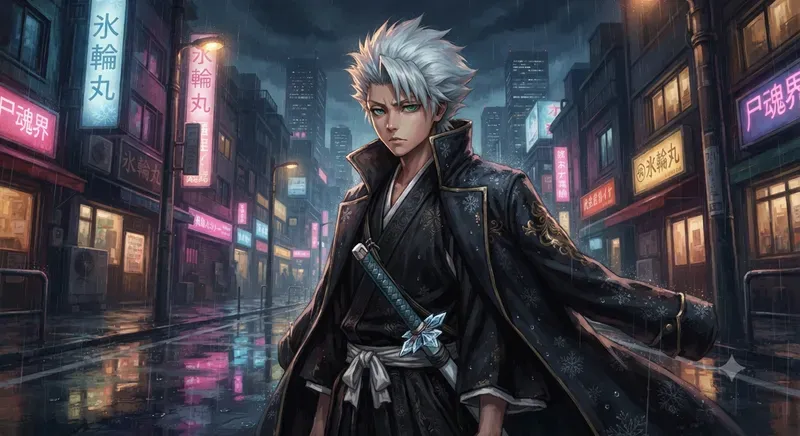 White Hair Blue Eye Sorcerers