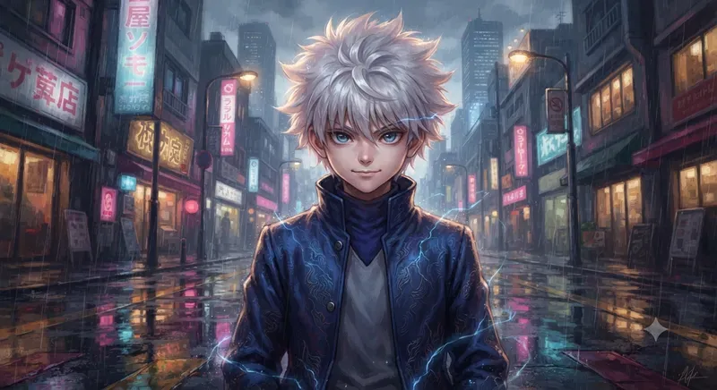 White Hair Blue Eye Sorcerers