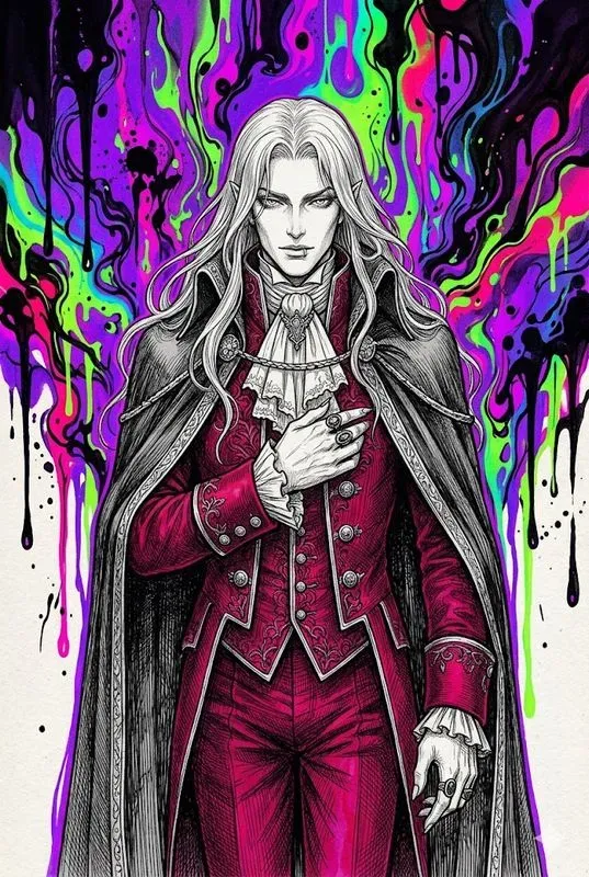 Amano Style Anime Splash Art