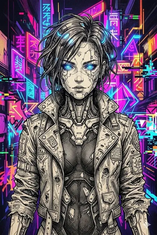 Amano Style Anime Splash Art