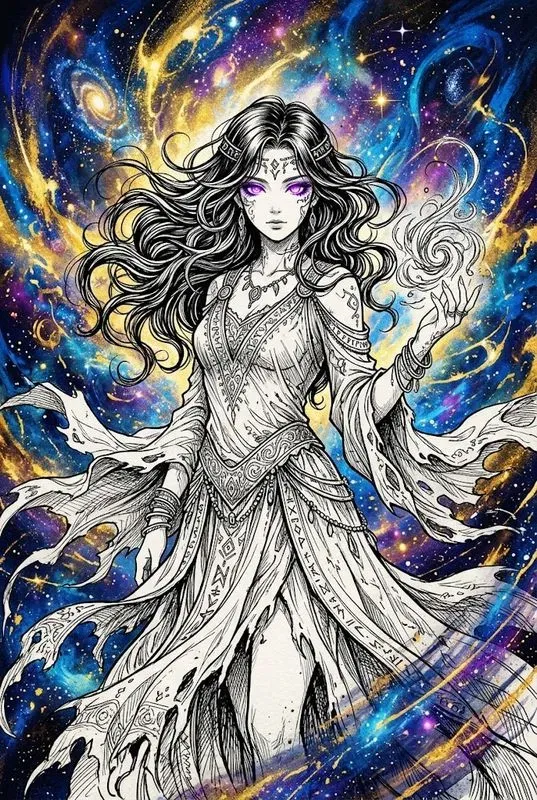 Amano Style Anime Splash Art