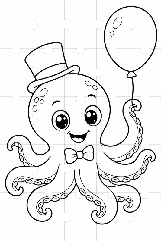Simple Character Coloring Pages