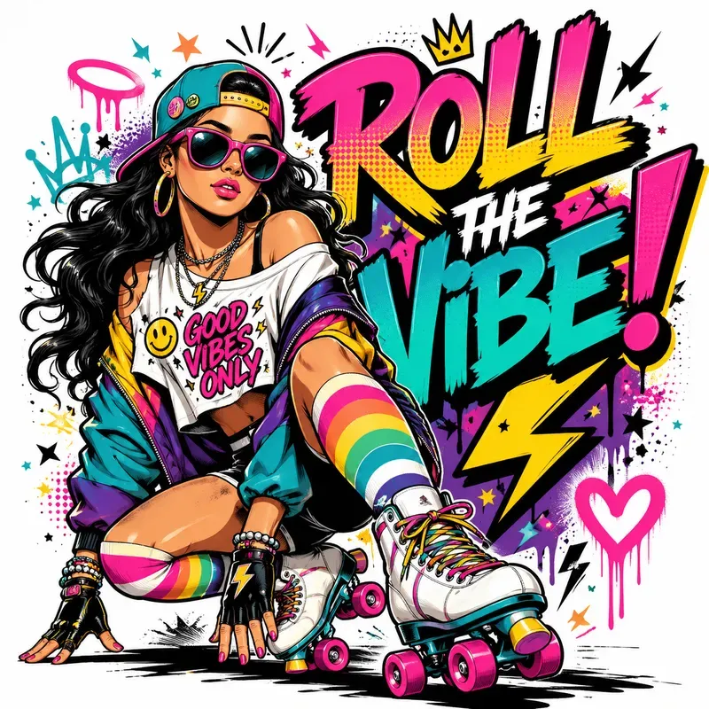 Neon Comic Tee Designs