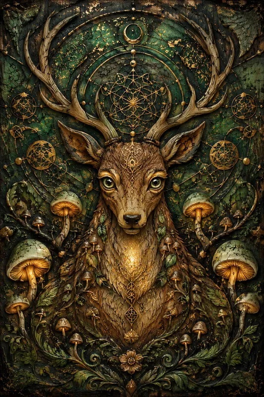 Folk Art Print Digital Asset Creators