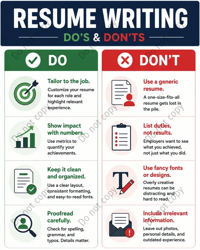 Dos And Donts Infographic Boards