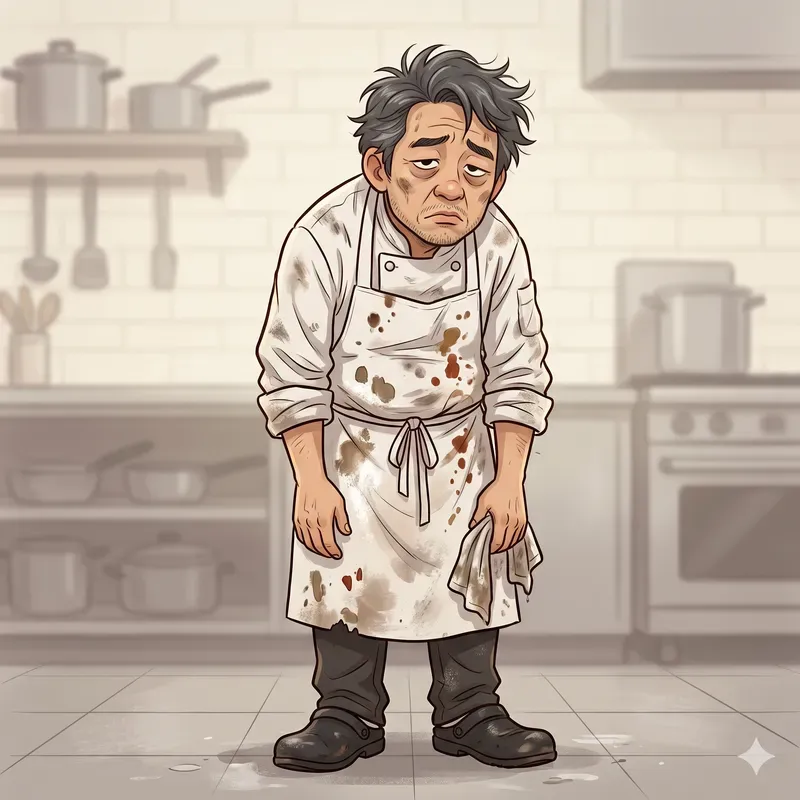 Overworked Mess Characters