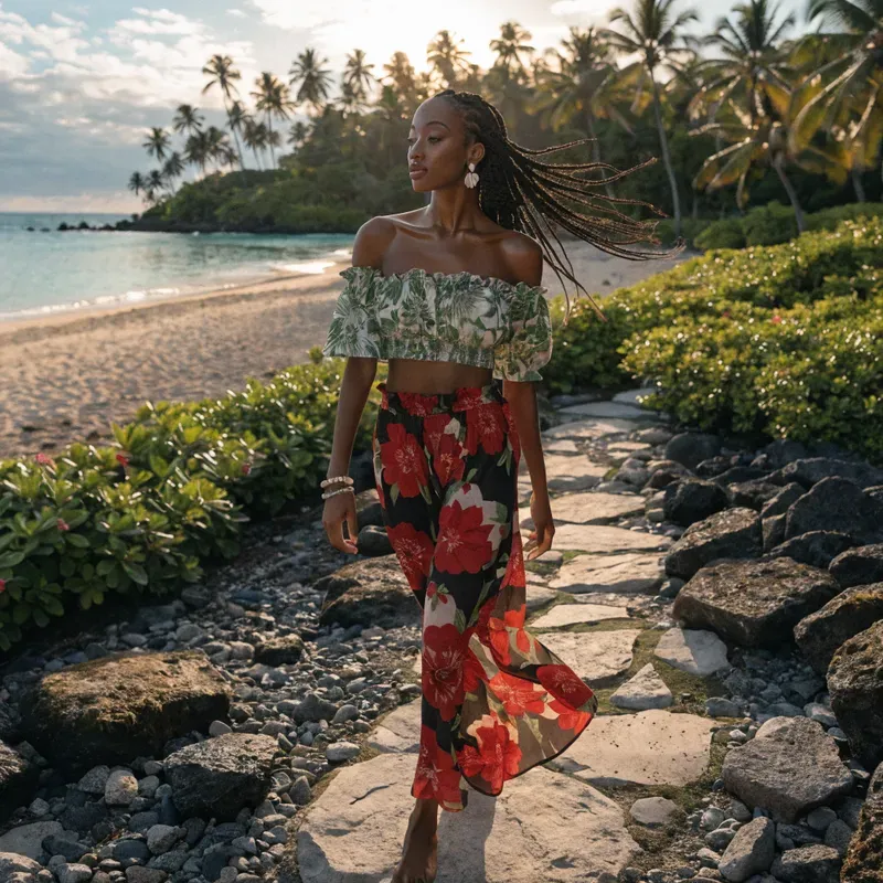 Luxury Summer Travel Influencer Portraits