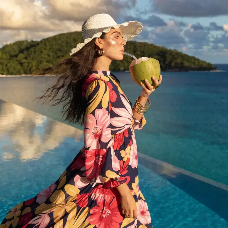Luxury Summer Travel Influencer Portraits