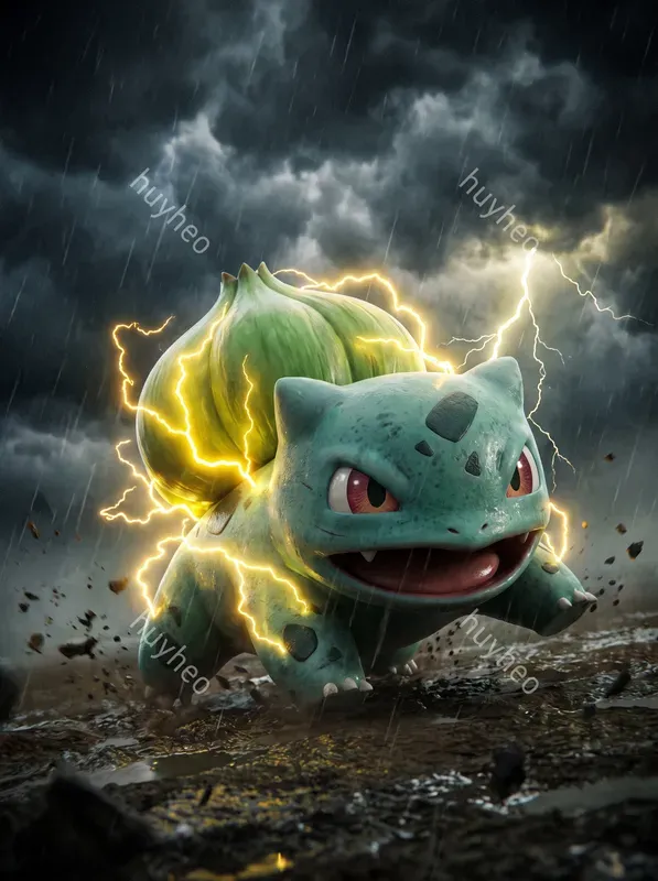 Dynamic Electric Anime 3D Renders