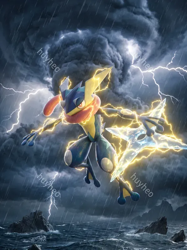 Dynamic Electric Anime 3D Renders