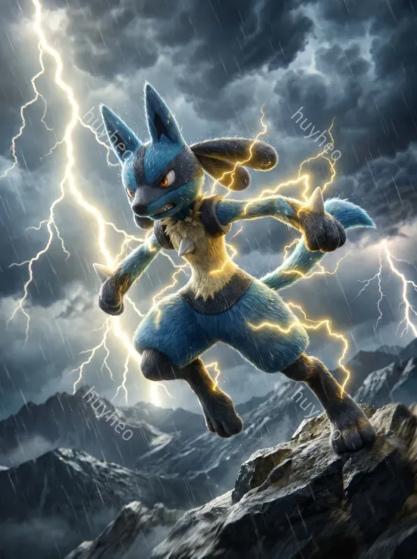 Dynamic Electric Anime 3D Renders