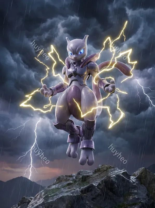 Dynamic Electric Anime 3D Renders