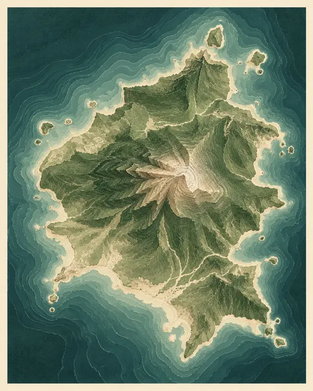Topographic Contour Art Generator